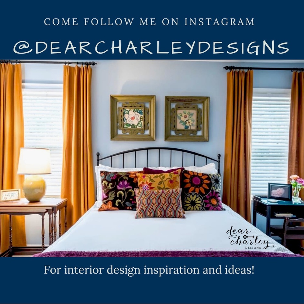 Follow me on Insta @dearcharleydesigns